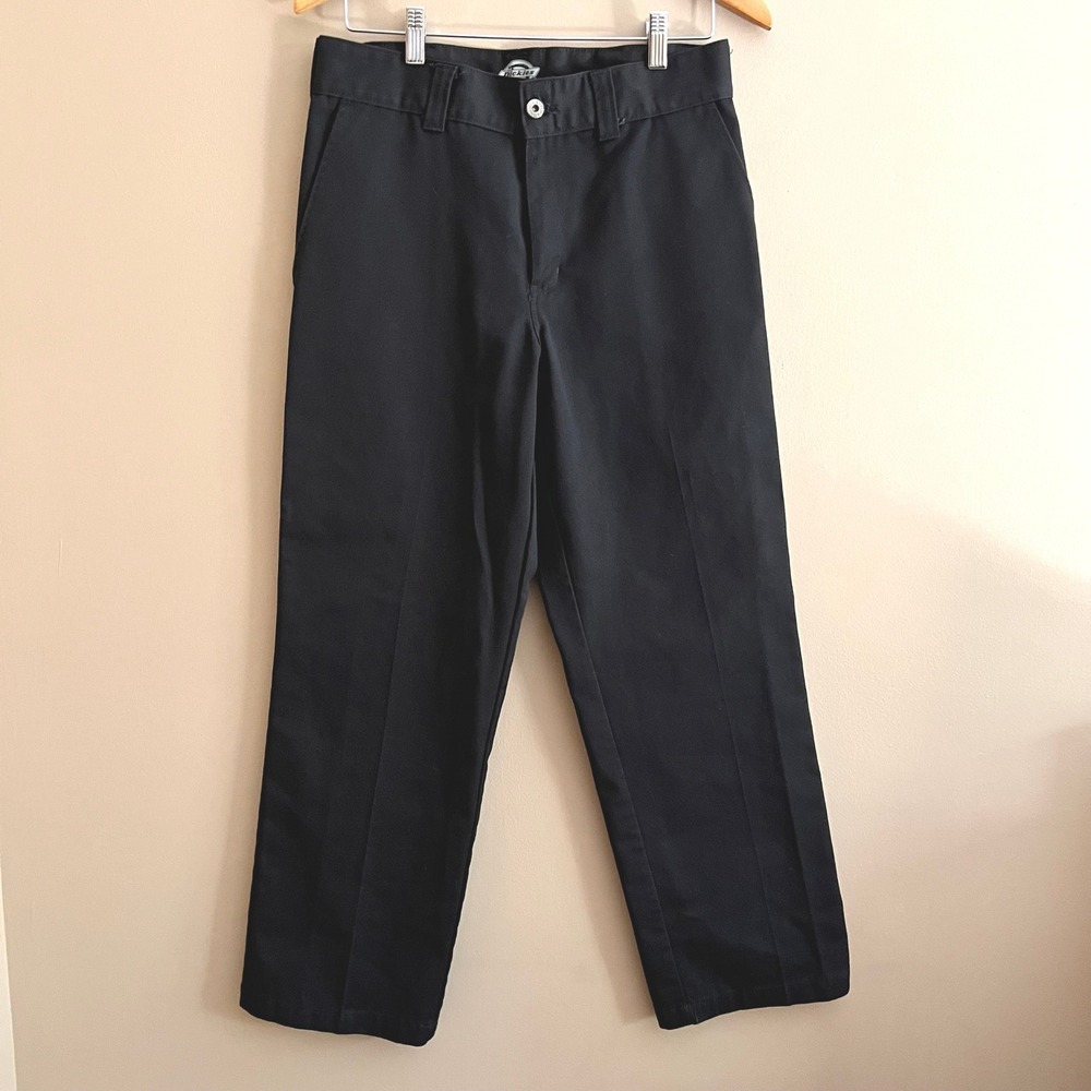 Dickies Skateboarding Slim Fit Straight Leg Work Pants Black 32x30 WPSK67BK